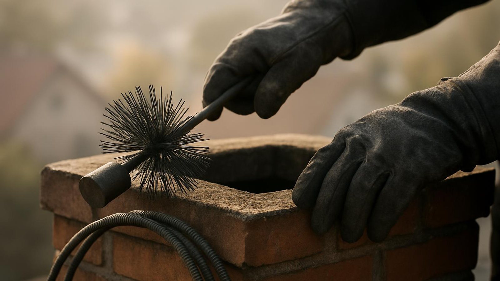Practical chimney sweep & inspection in Dorchester